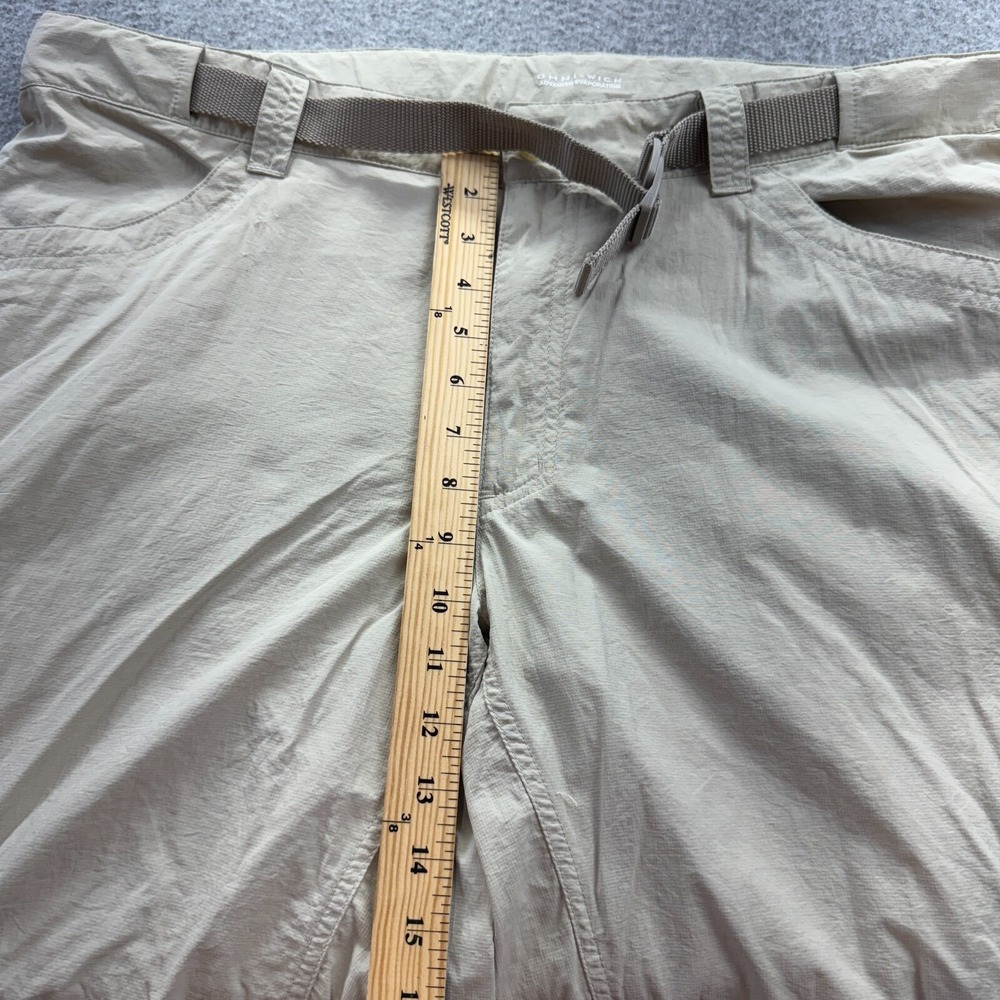 Columbia Silver Ridge Convertible Pants Men 40x29 Belted Hiking Cargo Beige Work - Picture 11 of 12